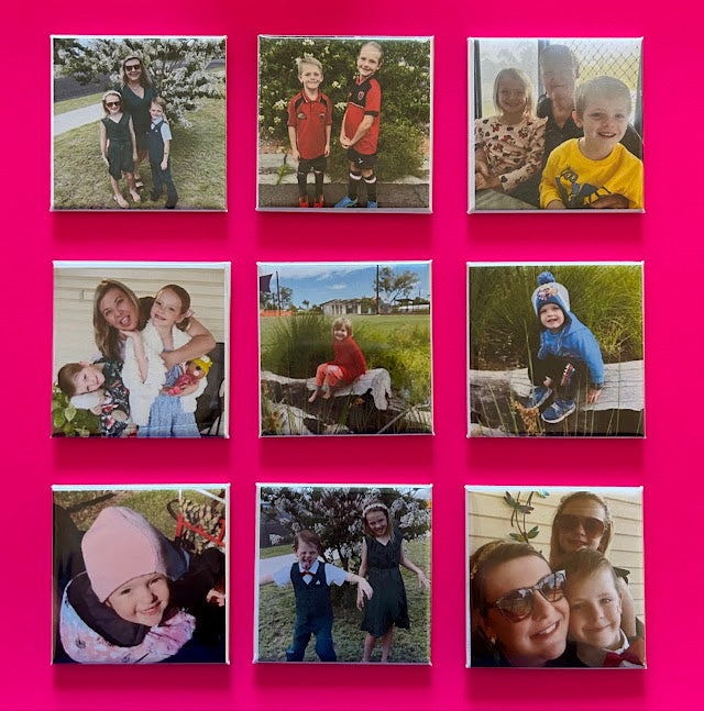 Photo Magnets - Set of 9