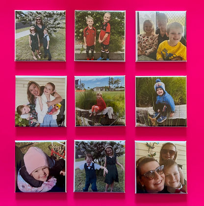 Photo Magnets - Set of 9